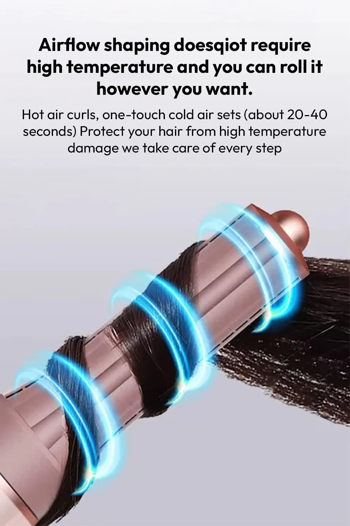 5-in-1 Professional Airstyler with Smart Airflow Motor & Multi-Styling Attachments