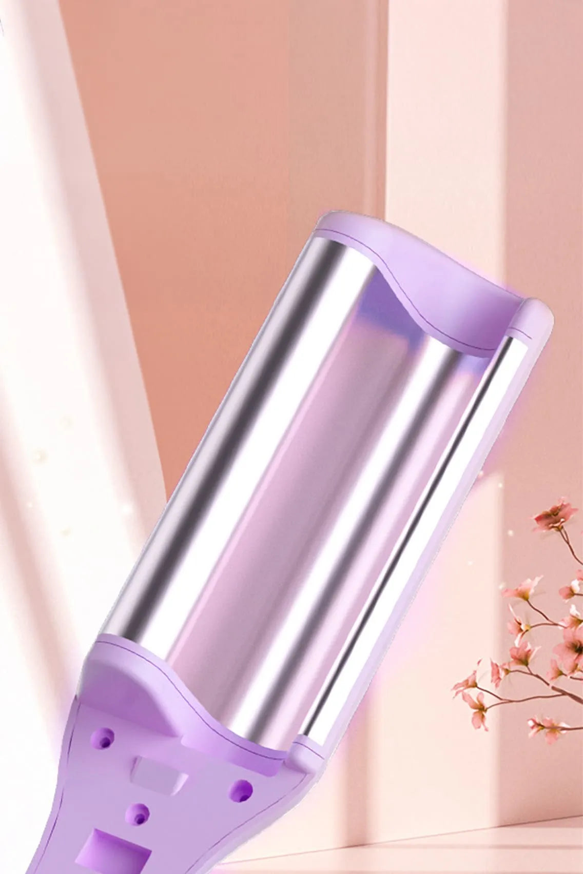 Ceramic Hair Curler with Fast Heating & Water Ripple Styling Technology 32mm