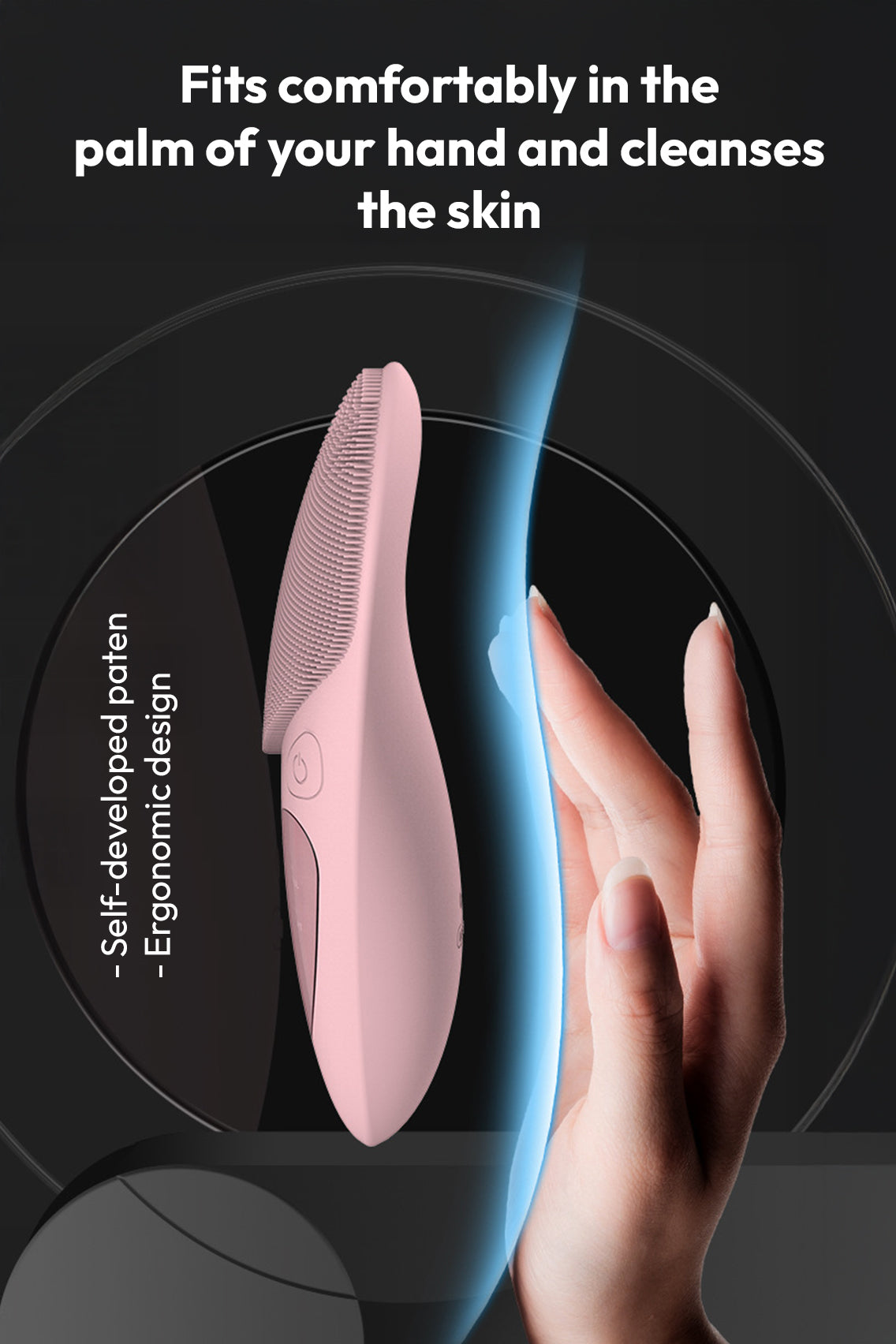 Toree Thermal Brush with 5 Modes & Eye Protection – Rechargeable Silicon Deep Pore Cleaning Massager