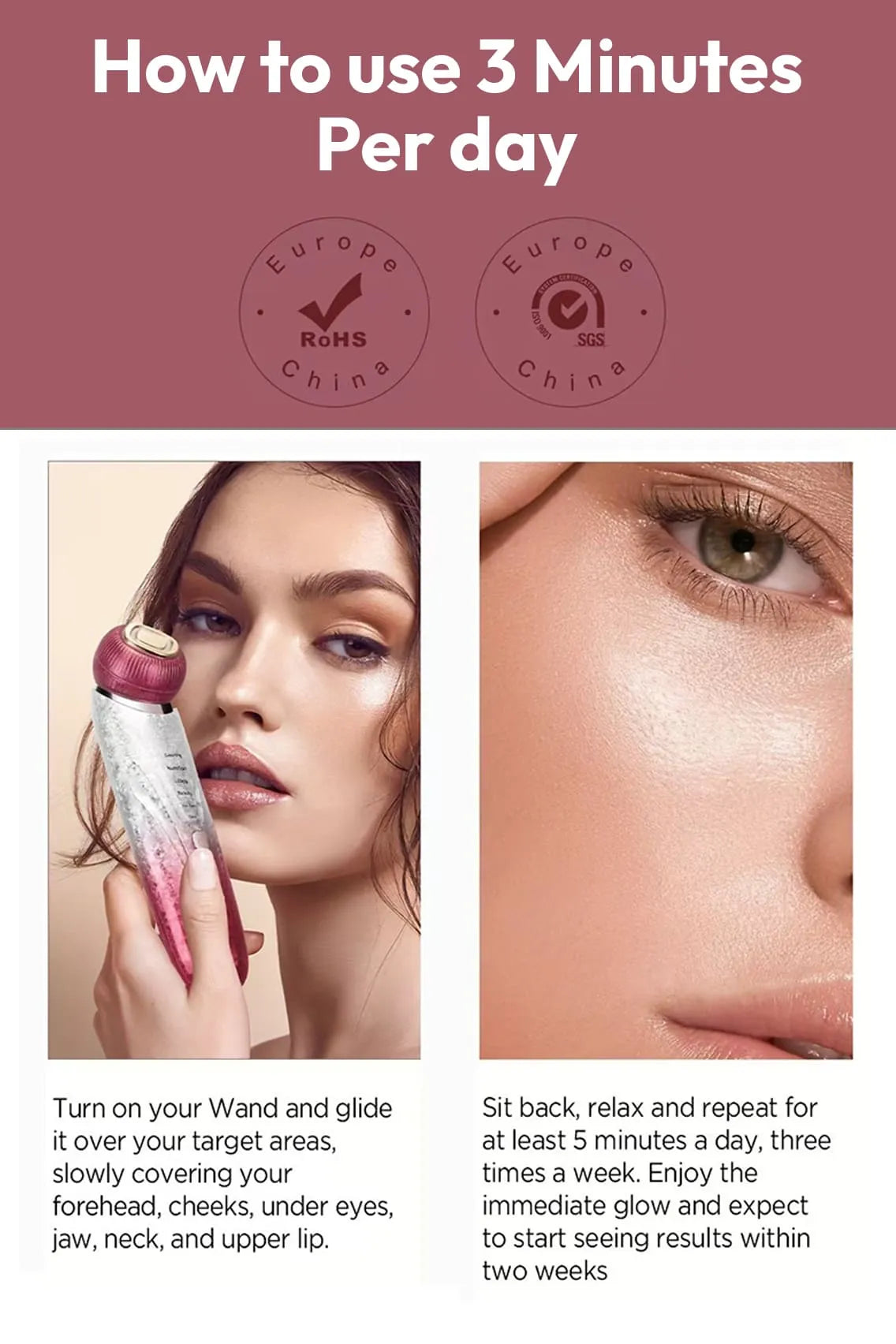 7-in-1 Facial Lifting Device with LED Light, Cooling, Lifting & Eye Care for Anti-Aging & Deep Skin Rejuvenation