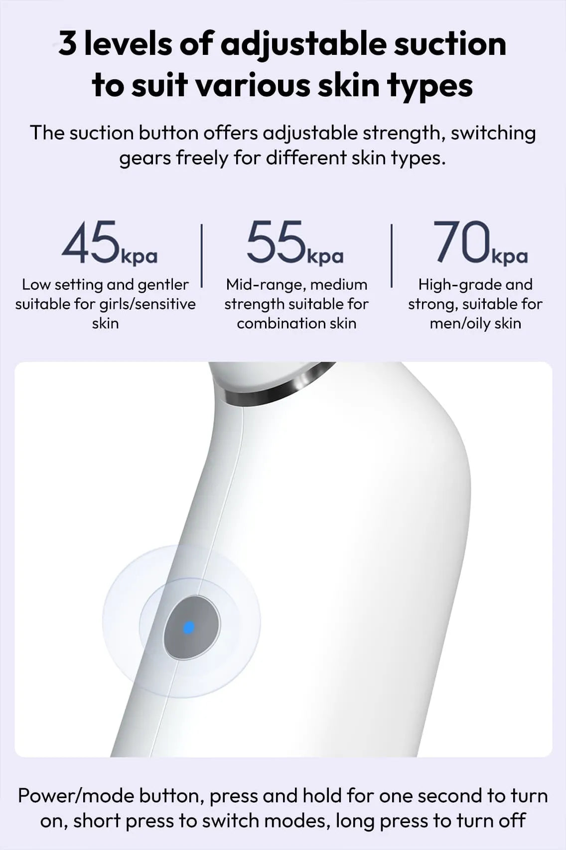 Hydrating Vacuum Facial Pore Cleanser with Dual Water Tanks, Blackhead Remover & Moisturizing Spray System
