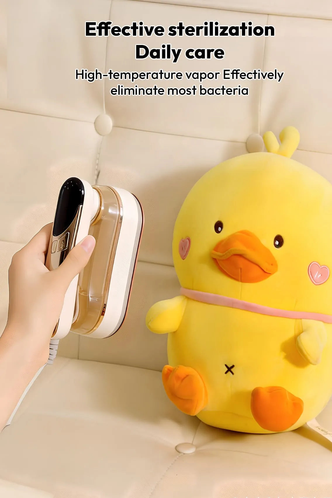 Toree Iron Steamer Pro 2-in-1 Portable Garment Steamer & Iron, 1200W Fast Heat, Compact Travel Ready, Adjustable Handle